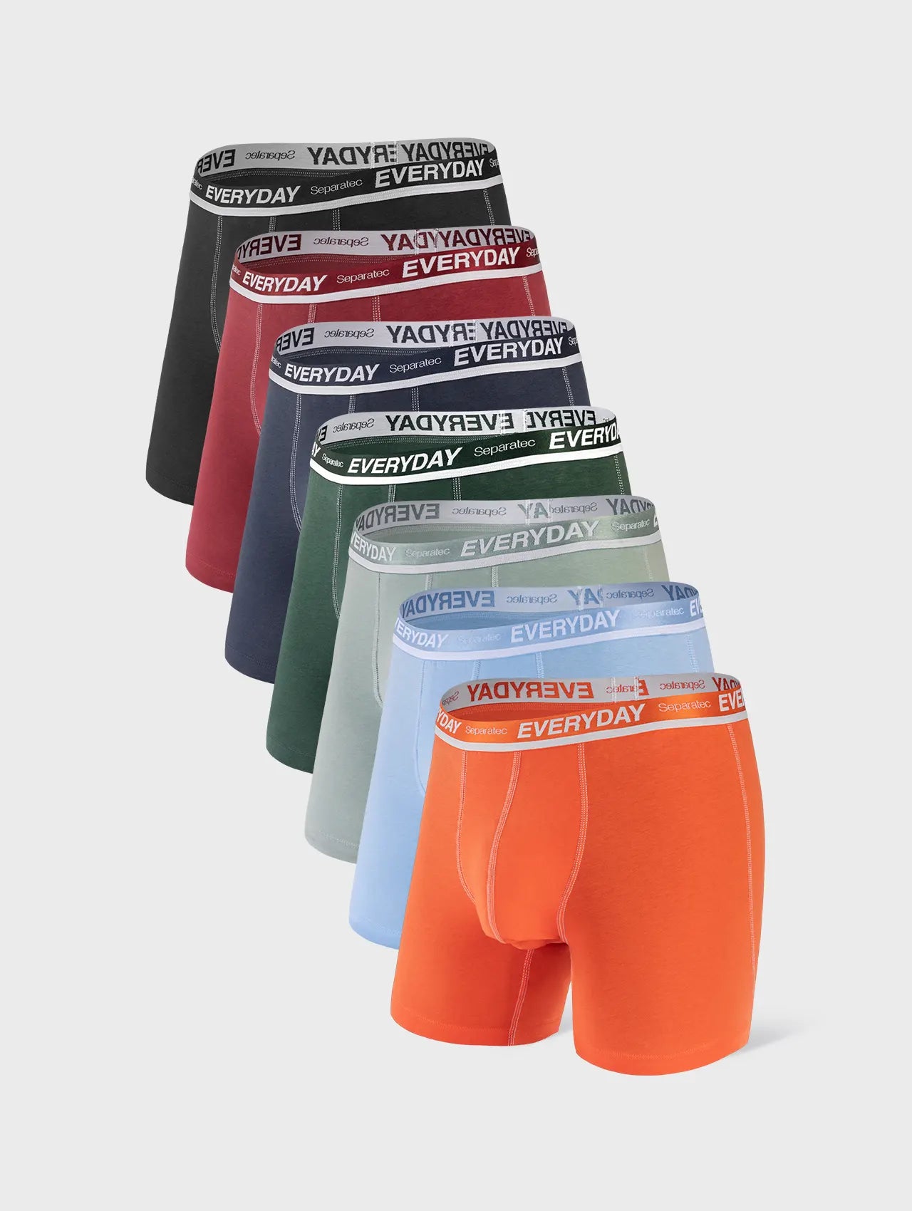 Separatec Men's Comfortable Soft Cotton Dual Pouch Colorful Underwear