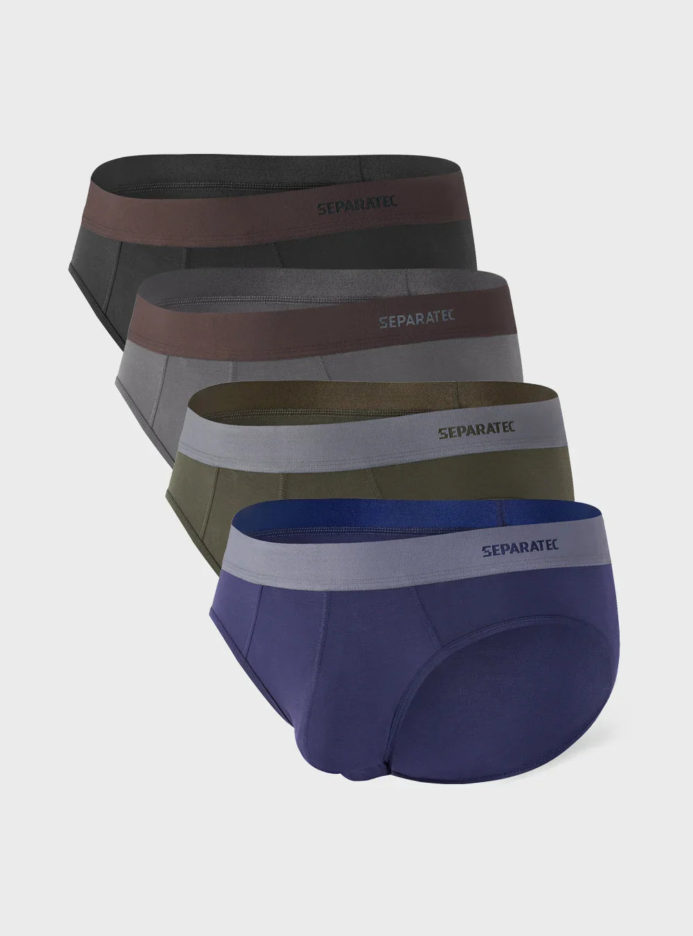 Separatec Heren Boxer Briefs Dubbele Zak, Stretch Ondergoed Bamboevezel Vochtafvoerend Ademend Gladde Heren Boxer Shorts Lange Multipack, b1, M Separatec Heren Boxer Briefs Dubbele Zak, Stretch Ondergoed Bamboevezel Vochtafvoerend Ademend Gladde Heren Boxer Shorts Lange Multipack, b1, M
