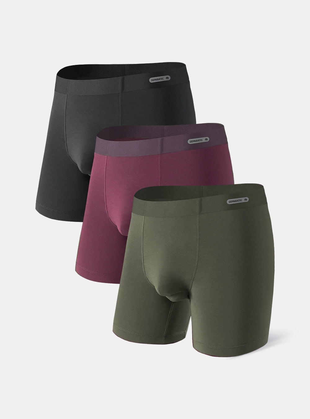 WaistFree™ Buttery-soft Modal Boxer Briefs 3 Pack