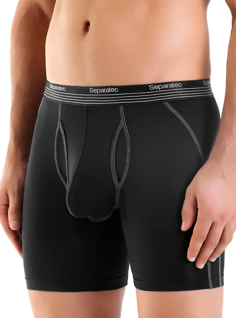 Quick Dry Open Fly Functional Athletic Boxer Briefs 3 Pack