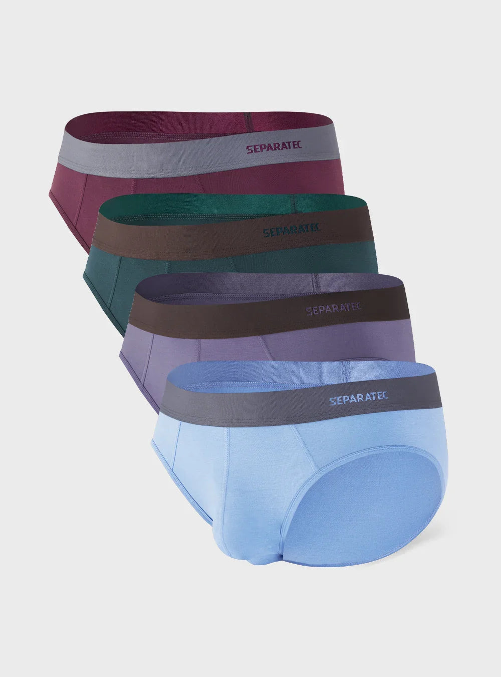 Stylish Colorful Bamboo Rayon Briefs 4 Pack – Separatec