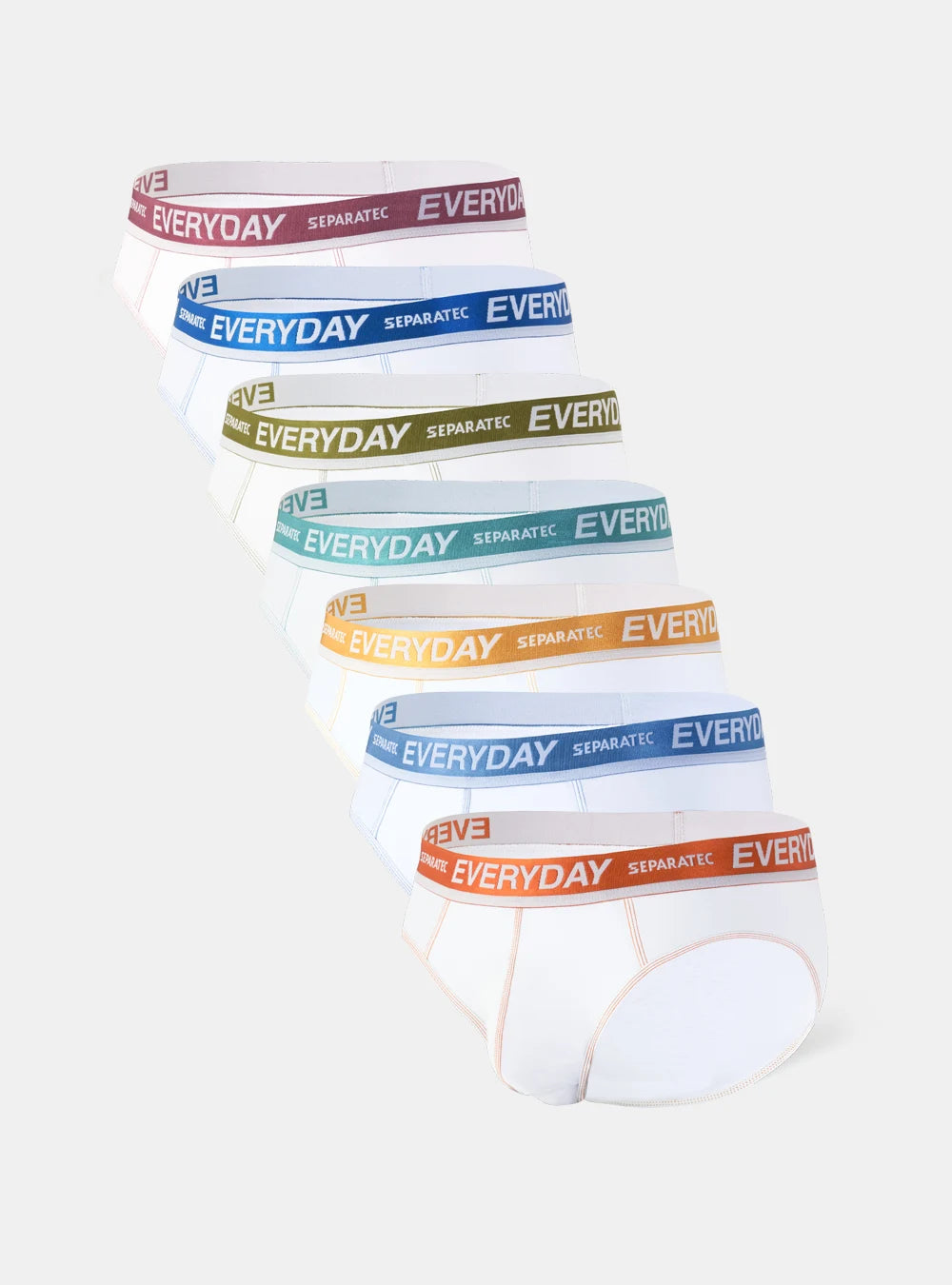 Mixed Color Cotton Briefs 7 Pack