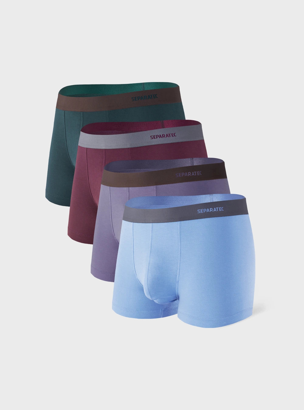 Colorful Bamboo Rayon Trunks 4 Pack