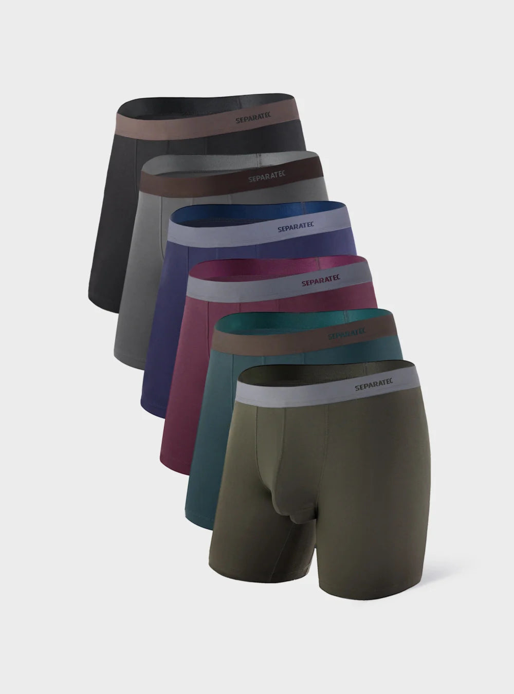 Colorful Bamboo Rayon Boxer Briefs 6 Pack – Separatec