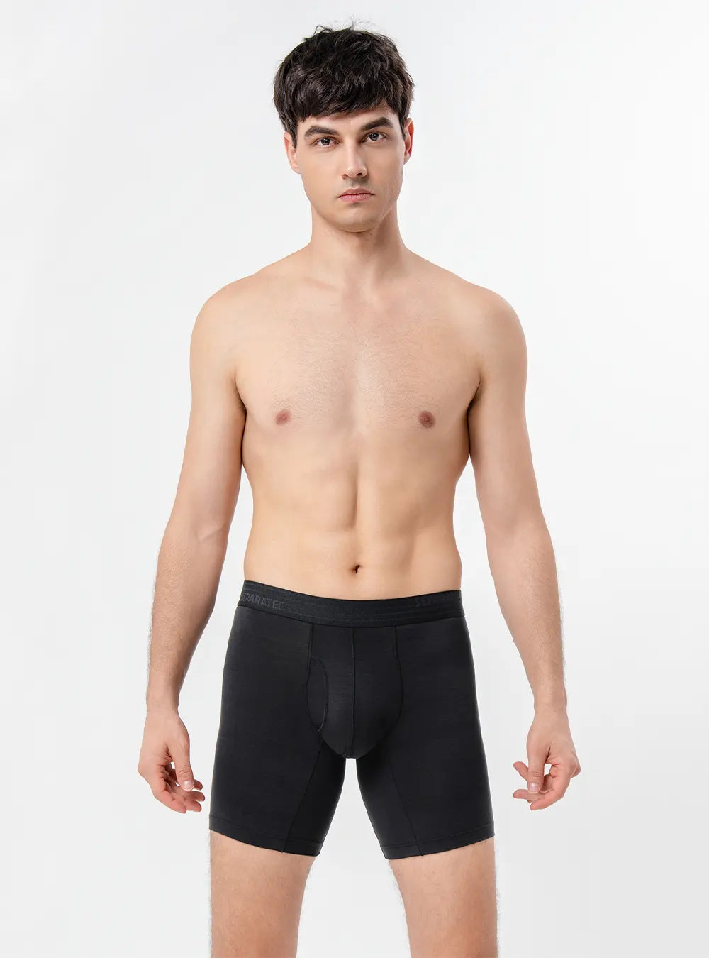 Separate Pouch™ Comfort Bamboo Open Fly Boxer Briefs 4 Pack