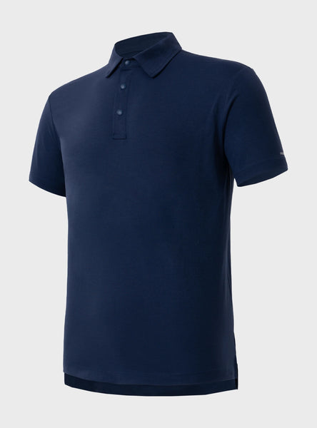 SANRISE デジブロ柄sustainable POLO Donny Solid Pique - Sport Fit Donald Ross Sportswear