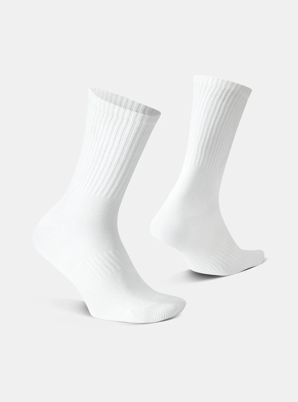FreshStride Antibacterial Cotton Blend Crew Socks 2 Pack