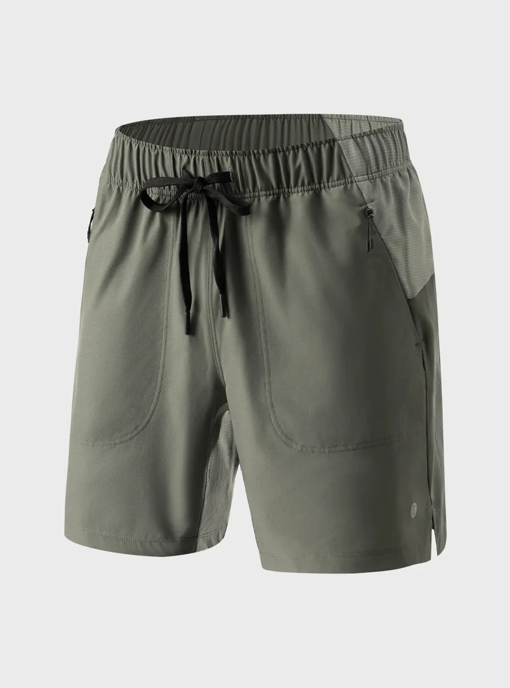 2in1 Running Shorts with Single Pouch Mesh Liner and Zip Pocket 1 Pack