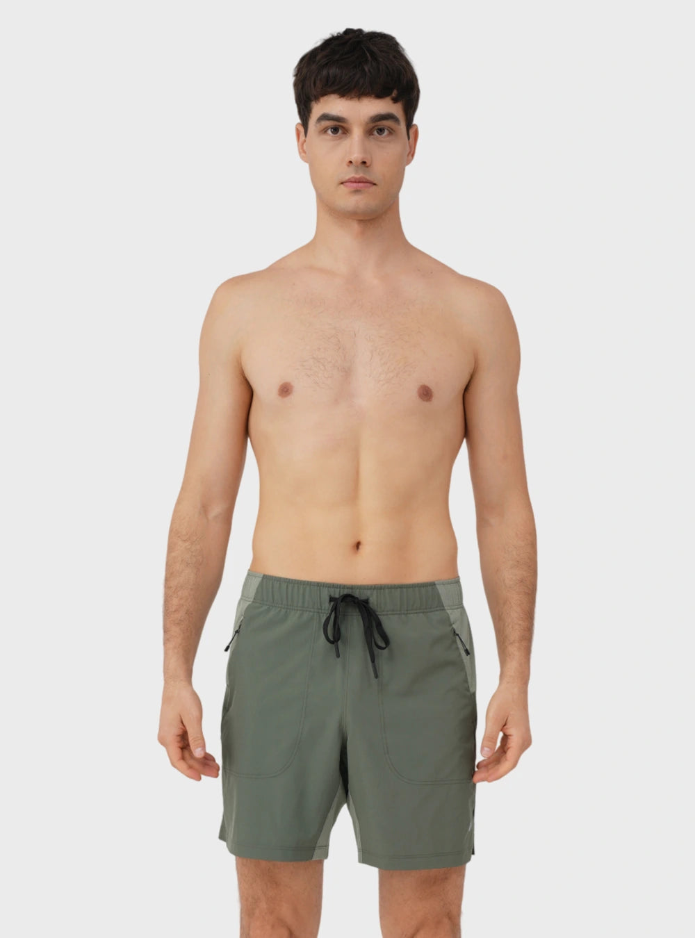 2in1 Running Shorts with Single Pouch Mesh Liner and Zip Pocket 1 Pack