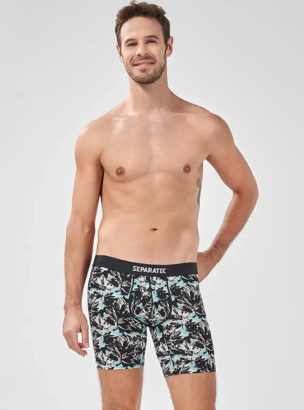 Classic Oil Printed Bamboo Rayon Boxer Briefs 3 Pack – Separatec