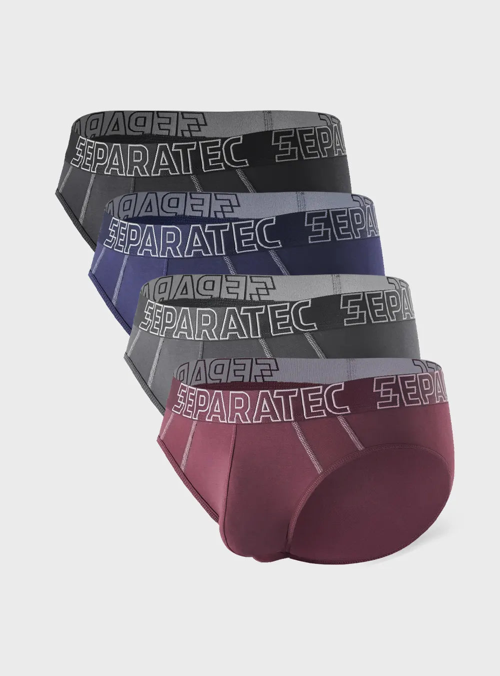 Multicolor Bamboo Rayon Briefs 4 Pack