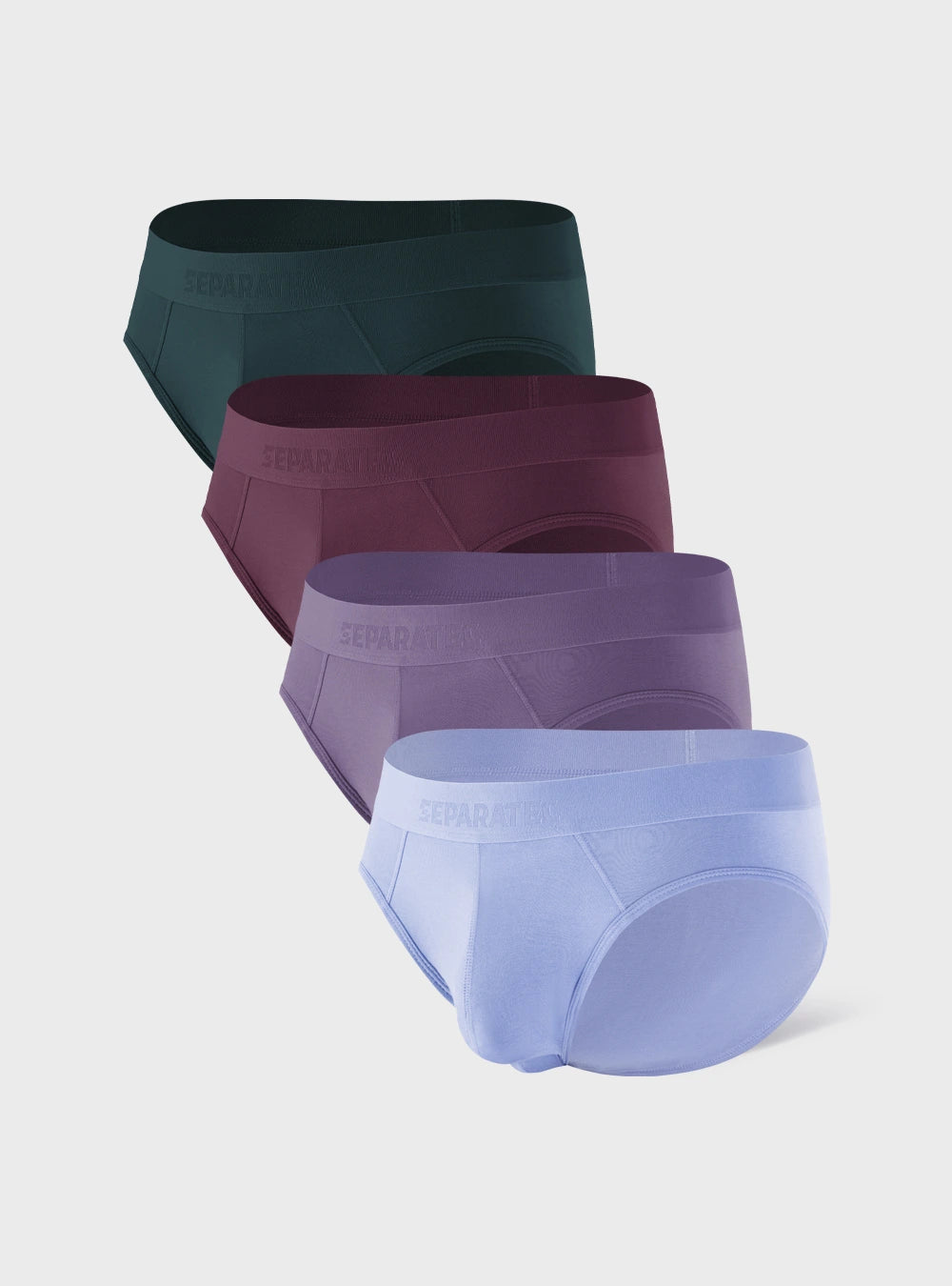 Colorful Bamboo Rayon Briefs 4 Pack