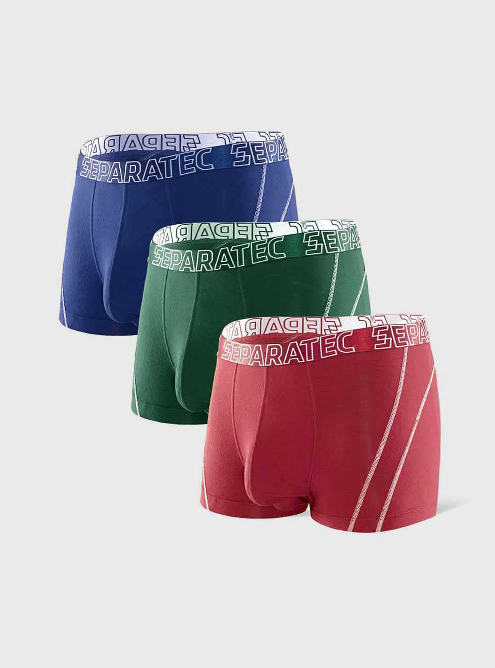 Separatec Dual Pouch Men's Natural Healthy Bamboo Fiber Trunks