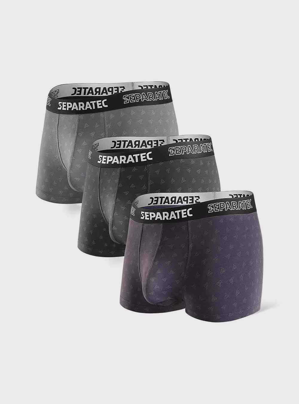 Buy SeparatecMen's Dual Pouch Underwear Comfort Soft Premium Cotton Modal  Blend Boxer Briefs 3 Pack Online at desertcartINDIA