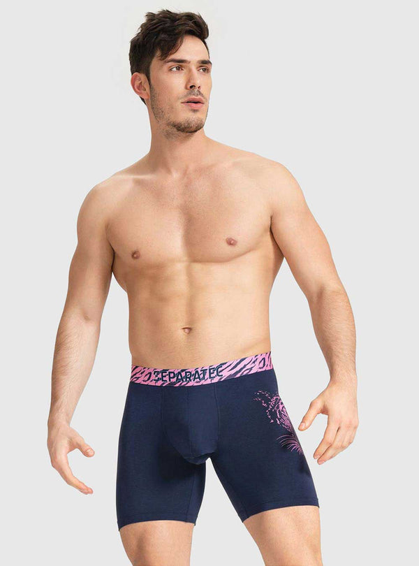 Modal Mens Underwear Boxers With Front Crotch And Separation Tool