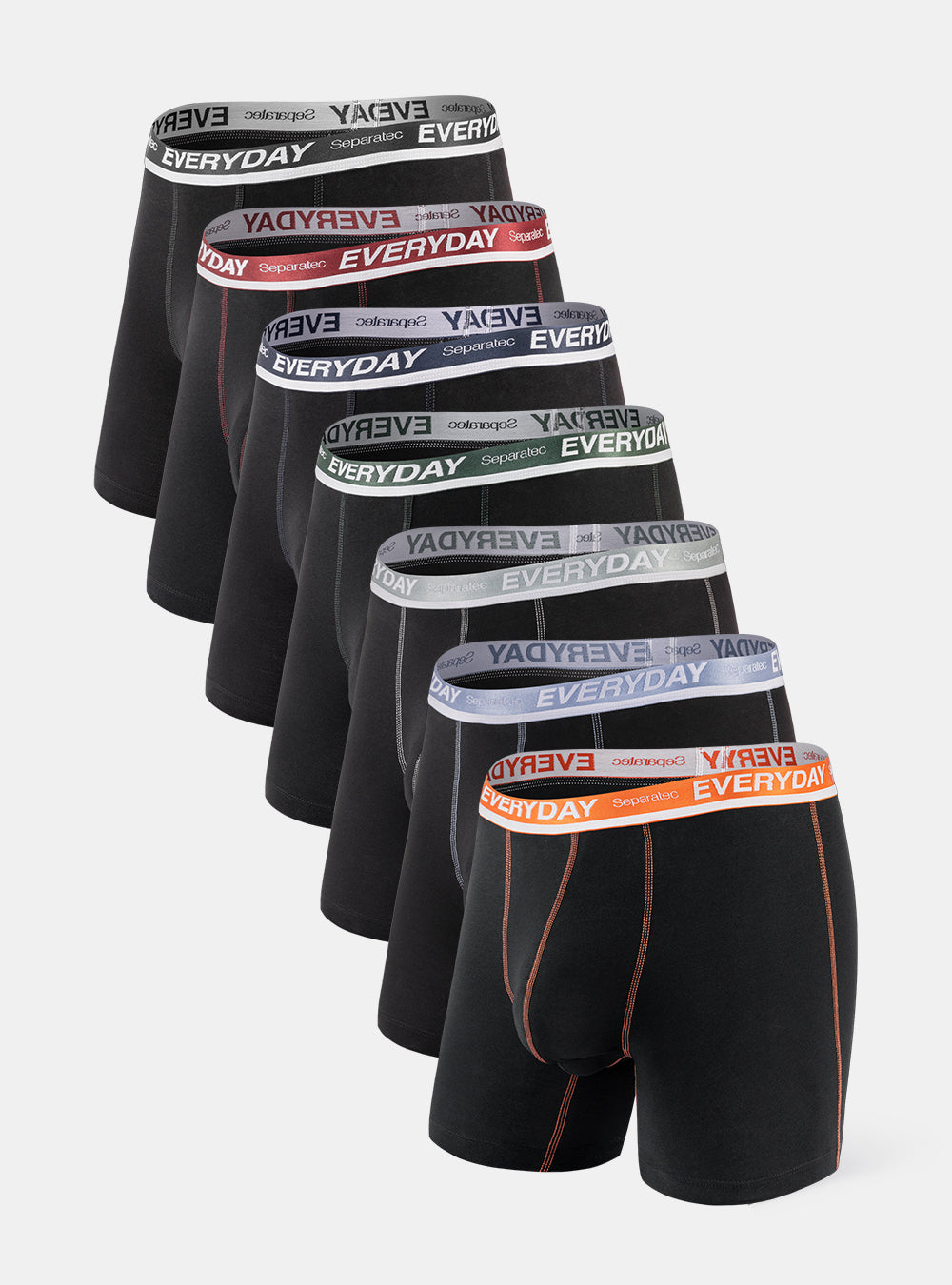 Cotton Colorful Everyday Boxer Briefs 7 Pack